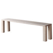 Corner Bar large natural ash bench